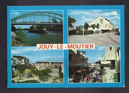 CPSM 95 - JOUY-LE-MOUTIER - Vue Générale - Ville Nouvelle - TB CP Multivue Dont CENTRE VILLAGE SQUARE Marché - Jouy Le Moutier