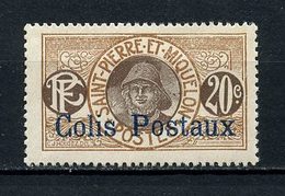 SPM MIQUELON 1917 Colis Postaux N° 4 * Neuf MH Trace De Charnière TTB C 4 € Pêcheur Fishing - Neufs