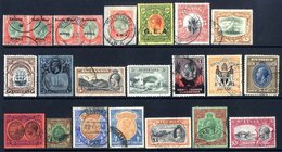 BRITISH COMMONWEALTH QV-KGV Old Time Mainly U Housed In Ten Spring Back Albums + Extras On Leaves. Better Ranges Through - Other & Unclassified