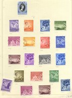 BRITISH COMMONWEALTH QEII M & U Collection In Album & On Leaves Incl. Useful Bermuda, Seychelles Etc. ST.Cat. £2800 - Other & Unclassified