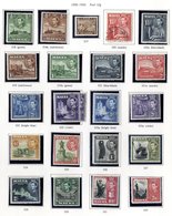 GIBRALTAR & MALTA 1885-1974 M & U Collection Housed In A Printed Album. GIBRALTAR Incl. 1898 Sterling Currency Set M (1d - Sonstige & Ohne Zuordnung