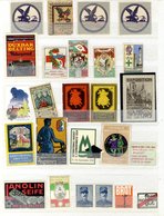 STOCK BOOKS (2) Containing A Quantity Of Cinderella Labels For Product Advertising, Tourism, War Time, Exhibitions/expos - Andere & Zonder Classificatie