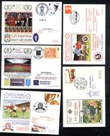 FOOTBALL Either 'Official Football Cover Series' Or 'Dawn Productions' Collection Of 279 Attractive Illustrated Covers W - Autres & Non Classés