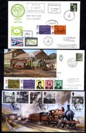 RAILWAYS Collection Of Commemorative Covers In Two Albums Of FDC's, Special Event Etc, All With Railway Connections Plus - Autres & Non Classés