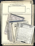 WORLD WAR II AIRGRAPHS Selection Of 35 Unused Forms (various With Duplication), Airgraph Envelopes Used (5), Airgraphs ( - Altri & Non Classificati