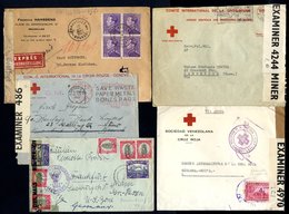 WWII CENSORED MAIL Accumulation Of Mostly 1930's-40's Items To Or From Germany With A Variety Of Censors, Plus Some Othe - Other & Unclassified