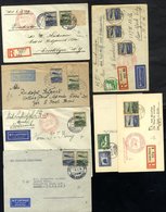 Zeppelin Covers, Mainly Commercial Items Incl. To USA (6), Brazil, UK & Germany, Mostly With 1936 Zeppelin Stamps; Also  - Other & Unclassified