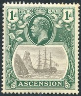 1924 1d 'broken Mainmast' Small Tone Upper Right O/w Fine M, SG.11a. (1) Cat. £140 - Otros & Sin Clasificación