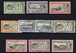 1934 Pictorial Defin Set VFU, SG.21/30. (10) Cat. £120 - Other & Unclassified