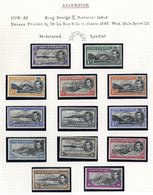 1938-50 Pictorial Defin Set, Perf SPECIMEN, Fresh M (½d & 1s Vals Have Single Perf Tone, 10s Has A Few Short Perfs). Sca - Andere & Zonder Classificatie