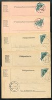 1919 Provisional Bisects Incl. Emperor Franz 20h Vertical (2) Or Diagonal (6) Bisect Plus 'FRANCO' Opt On 10h Due, Used  - Other & Unclassified