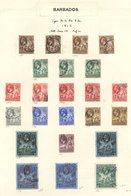 1912-35 U Collection On Leaves Incl. 1912-16 MCCA Set (excl. 4d) + Extras (Cat. £400), 1916-19 Vals To 2s, 1920 Victory  - Andere & Zonder Classificatie