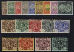 1920-21 Tercentenary Set, M (2d Small Gum Fault) SG.59/67, 2nd Tercentenary Set, M (1s Corner Fault), SG.68/76 (18) Cat. - Other & Unclassified