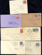 1926-37 Covers (7), Two To The USA With 3d Stamps, The Others To Commonwealth Countries At A 1½d Rate, All Cancelled TUL - Autres & Non Classés
