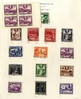 1913-35 Good To VFU Range On Leaves Incl. 1931 Centenary To 6c, 1934 Pictorial Defin Set, 24c VFU Block Of Four, 1935 Si - Autres & Non Classés