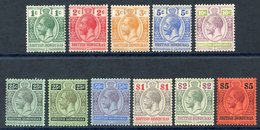 1913-21 MCCA Set M (incl. Both 25c), SG.101/110. (11) Cat. £400+ - Autres & Non Classés