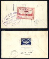 1924 Laurentide Air Service First Winter Flight Cover Three Rivers To Rouyn, Franked 3c Admiral, Tied Trois Rivieres Slo - Autres & Non Classés