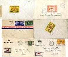 1926-33 Range Of Flown Covers Bearing Semi-official Stamps From 1926 Patricia Airways 25c Green & Red (CL13), 1928 5c Ov - Autres & Non Classés