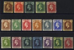 1921-26 MCCA Set M, SG.60/7 & MSCA Set M, SG.69/83. (19) Cat. £225 - Other & Unclassified