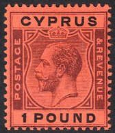 1924-28 MCCA £1 Purple & Black/red, Fresh UM, SG.102. (1) Cat. £300 - Other & Unclassified