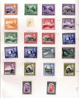 1938 Defin Set M, SG.151/163, Another Set FU Incl. 1pi P.13½ X 12½, 1955 Defin Set FU, 1960 To 100m FU. (75) Cat. £469 - Autres & Non Classés