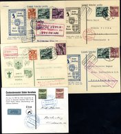 1927-37 First Flight Covers (5) From 1927 March 21st CSA/OLAG/LUFTHANSA Prague - Berlin Official Lufthansa Cacheted Card - Autres & Non Classés