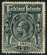 1912-20 3s Slate Green U, C.d.s. Code 'C' 1913. (1) Cat. £95 - Other & Unclassified