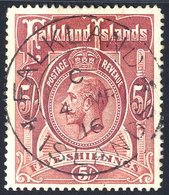 1912-20 5s Red, Superb U, C.d.s Code 'C' 4th March 1916, SG.67. (1) Cat. £120 - Autres & Non Classés