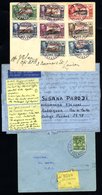 1932 Cover To St. Lucia Bearing ½d Whale & Penguin, Tied Falkland C.d.s Insufficiently Franked & St. Lucia 2d Due Added  - Other & Unclassified