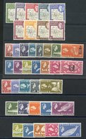 1948 Thin Map Set M, SG.G9/16. South Georgia 1963-69 Set To First £1 UM, SG.1/15, 1971 Surcharge Set UM, SG.18/31a. (39) - Other & Unclassified