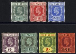 1906-12 Colours Changed Set M, SG.118/124. (7) Cat. £400 - Other & Unclassified