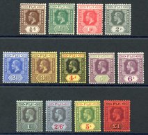 1912-23 MCCA Set, M (2d Crease), SG.125/137. (13) Cat. £300 - Other & Unclassified