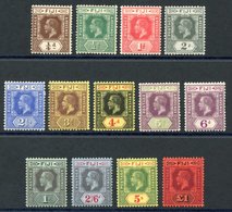 1912-23 MCCA Set, M (2d Crease), SG.125/137. (13) Cat. £300 - Autres & Non Classés