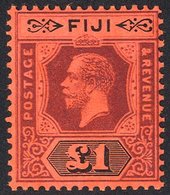 1914 MCCA £1 Purple & Black/red Die II, Fresh UM, SG.137a. (1) Cat. £250 - Autres & Non Classés