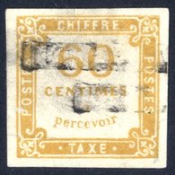 1876-78 Postage Due 60c Ochre, U. Signed Storndorfer. SG.D216. (1) - Other & Unclassified