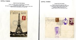 1889-2012 Massive M & U Thematic Collection Of PPC's, Covers & Letter Cards Depicting The Eiffel Tower From All Angles & - Other & Unclassified