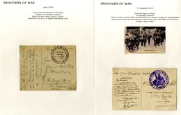 1914-18 P.O.W Mail, Collection Of Cards/covers To And From Germany & Rumania Bearing A Variety Of Marks, Incl. Attractiv - Other & Unclassified