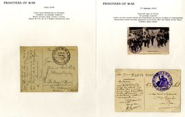 1914-18 P.O.W Mail, Collection Of Cards/covers To And From Germany & Rumania Bearing A Variety Of Marks, Incl. Attractiv - Autres & Non Classés