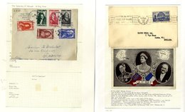 1947-73 Collection Of FDC's With One Or Two Earlier Non FDC Items. Most On Illustrated Envelopes, Includes Red Cross, Pl - Autres & Non Classés
