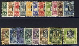1922-29 MSCA Set, M (excl. 3s Slate-purple), Some Toning Present, SG.122/142. (19) Cat. £275 - Other & Unclassified