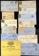 GERMAN STATES Interesting Range Of Stamped Covers Incl. Saxony (8) With 1855 3ngr Covers (4) - Shades, 1863 Arms ½ngr (2 - Autres & Non Classés
