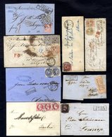 GERMAN STATES Prussia (24), Hanover (11) & Confederation (9) Issues On Cover With Useful Imperf Frankings, Hanover 1gr W - Autres & Non Classés