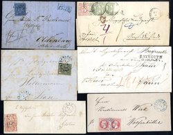 POSTAL HISTORY Accumulation In Cover Album With Good Range Of Pre-stamp Prussia, Hamburg Mail From Early 1800, Stamped M - Altri & Non Classificati