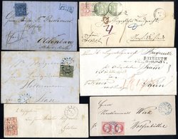POSTAL HISTORY Accumulation In Cover Album With Good Range Of Pre-stamp Prussia, Hamburg Mail From Early 1800, Stamped M - Autres & Non Classés