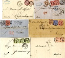 NORTH GERMAN CONFEDERATION 1868-71 Range Of Covers Or Postal Stationery Incl. Single & Multiple Frankings. - Altri & Non Classificati