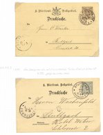 WURTTEMBERG 1872-1916 Postal Stationery Postcards Collection Of Used (26) & Unused (14), Also An 1865 3kr Envelope Used  - Autres & Non Classés