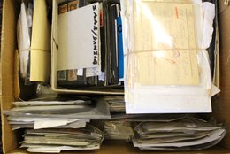 EX-DEALER'S ACCUMULATION Of M & U Stamps On Black Stock Cards In Two Shoe Boxes, Various From German States Onwards, Som - Other & Unclassified