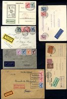 1919-31 Airmails - Good Variety Of Cards/covers Sent At Inland & Foreign Airmail Rates Incl. Attractive Earlier Items Wi - Altri & Non Classificati