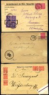 1921-23 Inflation Period Postcards Incl. Uprated Stationery Types With A Range Of Frankings & Cancellations (33); Uncomm - Other & Unclassified