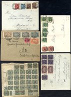 1921-24 Inflation Period, Good Variety Of Frankings To 40md On Cover, Showing A Range Of Rates & Cancellations Incl. Rai - Other & Unclassified